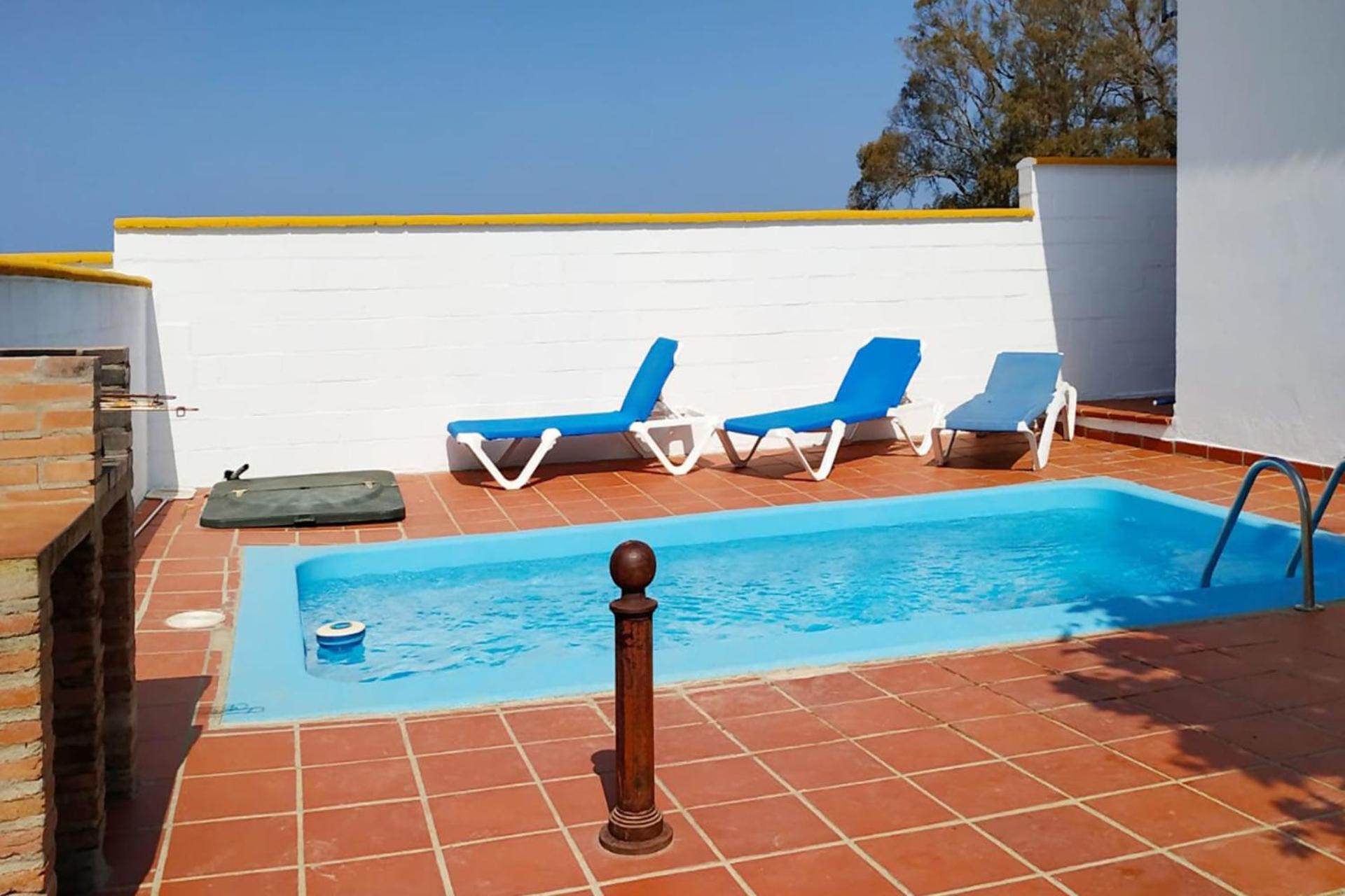 Chalet Chaparrillo Conil Alquileres Atardecer Cadiz Bagian luar foto